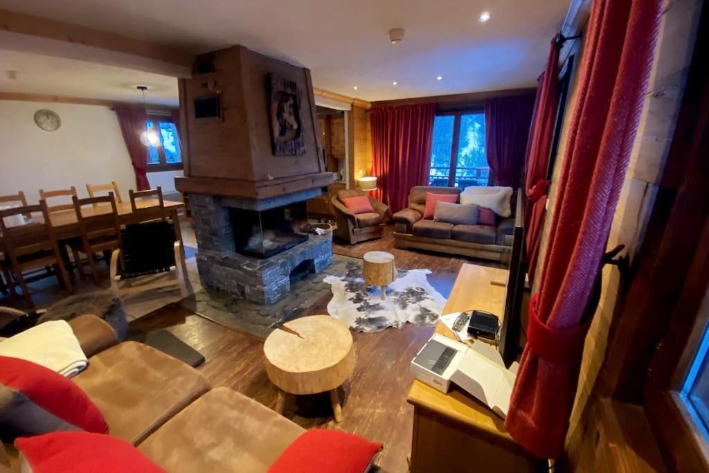 Chalet 6 Chambres A 3 Min Des Pistes Des 3 Vallees St Martin De Belleville Сен-Мартен-дьо-Белвил Екстериор снимка